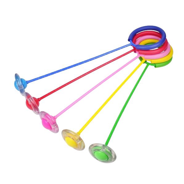 Mainan Anak Hulahup Kaki Mainan Hula Hoop Kaki/Mainan Yoyo Kaki Flash Jumping Anak Jumpball Ring Mainan Lompat Kaki-1