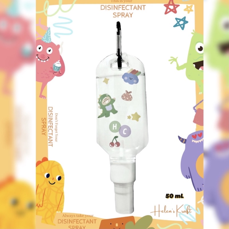 Botol Spray Gantung / Botol Spray Sanitizer/ Handsanitizer Gantung / Botol Handsanitizer