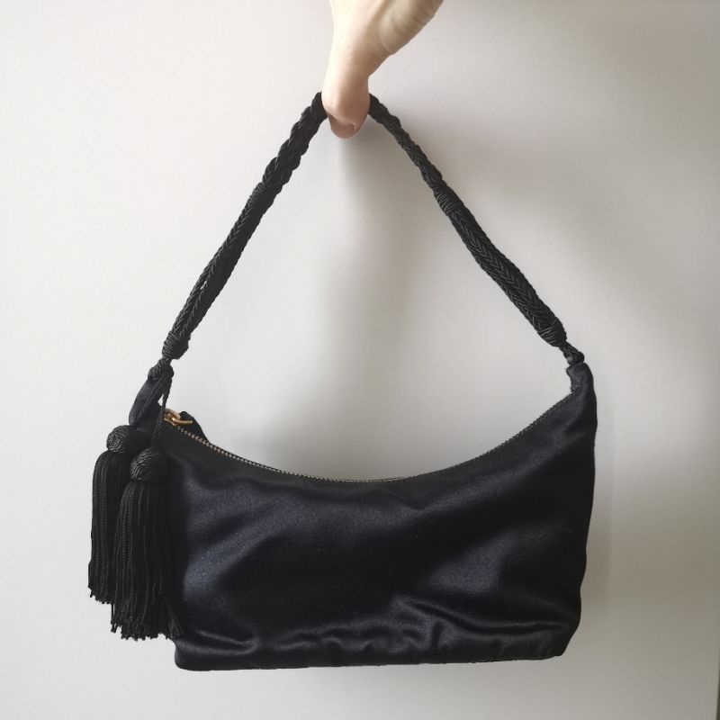 Authentic Prada vintage satin evening bag