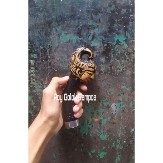 Gagang Golok Ukir Wayang Arjuna (4)
