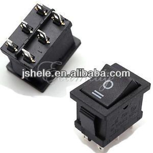 Saklar / Switch Besar On Off On 6 pin Hitam