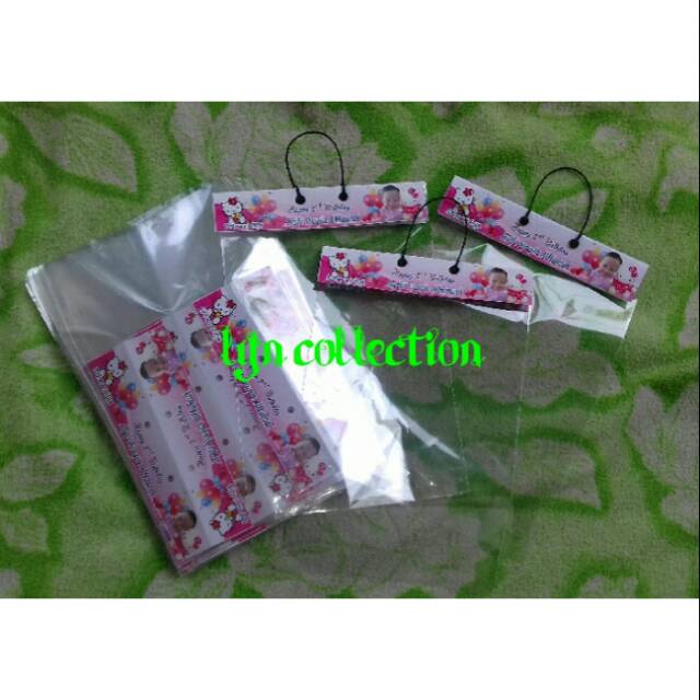 

Plastik label custom 20cm x 30 cm