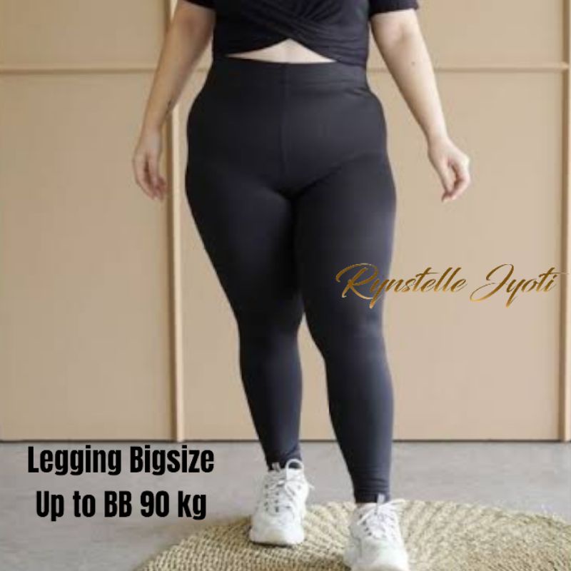 Legging Panjang kaos soft rayon BIG SIZE