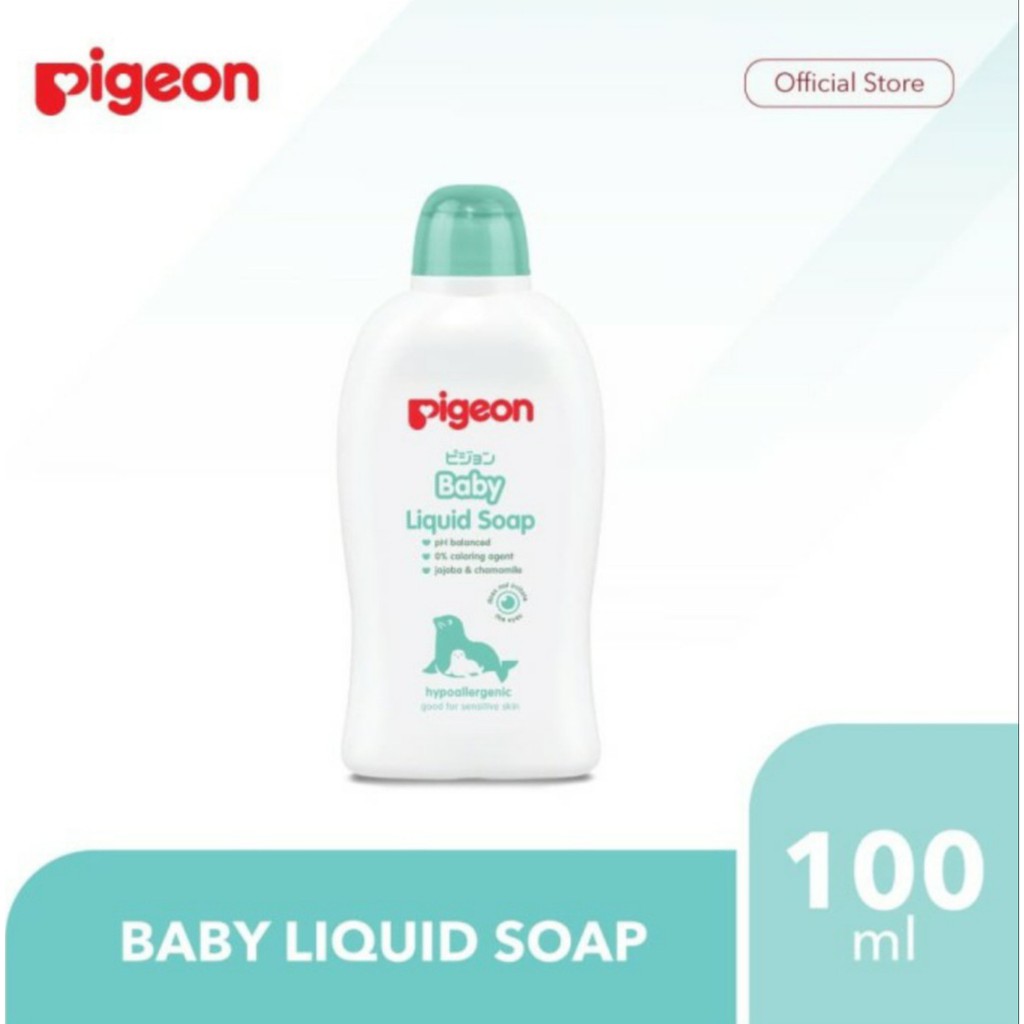 Pigeon Baby Wash 2in1 Hair and Body Hypoalergenic Travel Pack 100ml / Sabun Mandi Bayi Liquid Soap / Shampoo Bayi Travel Pack Newborn Baby