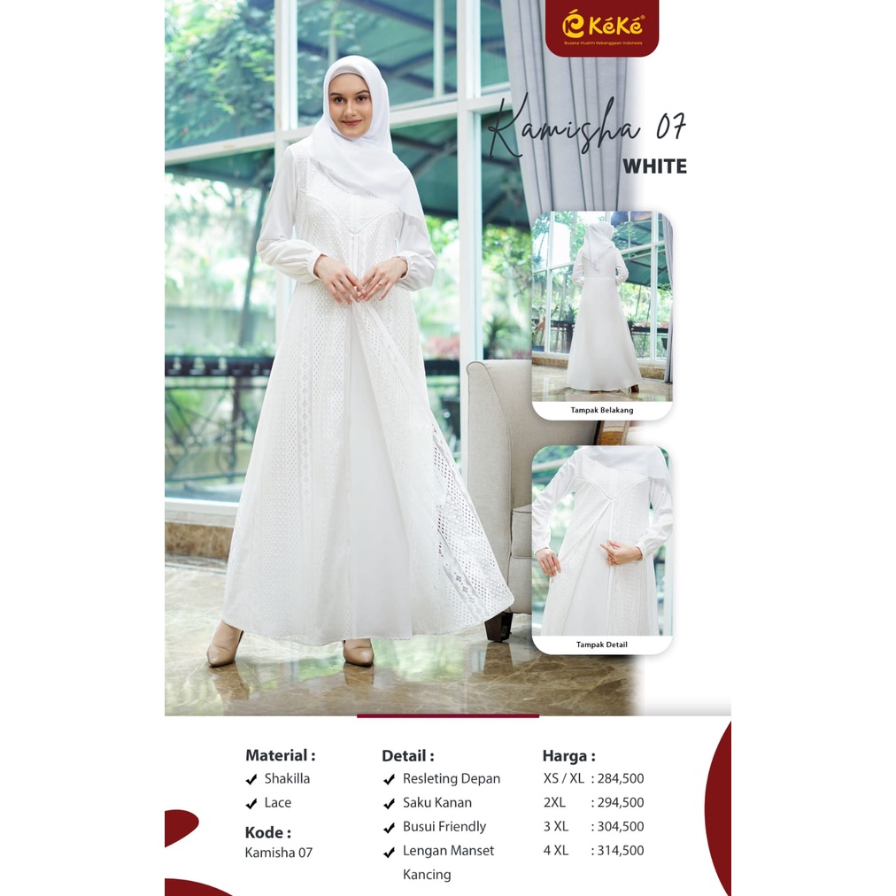 Gamis Dewasa Keke Kamisha 07 | Gamis Dewasa Keke Original - Kamisha 07 | Keke Busana | Kamisha Dress