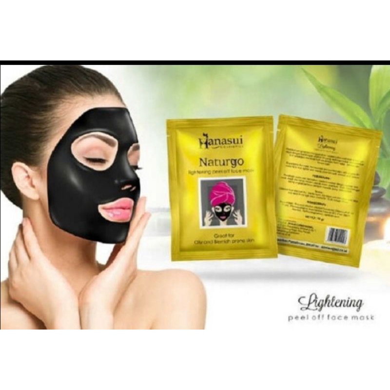 Naturgo Hanasui natural sheisido naturgo med mask BPOM resmi