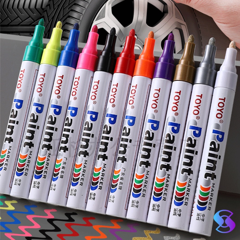 

Spidol ban paint marker mobil motor /Permanent Marker TOYO original -Suning Mall