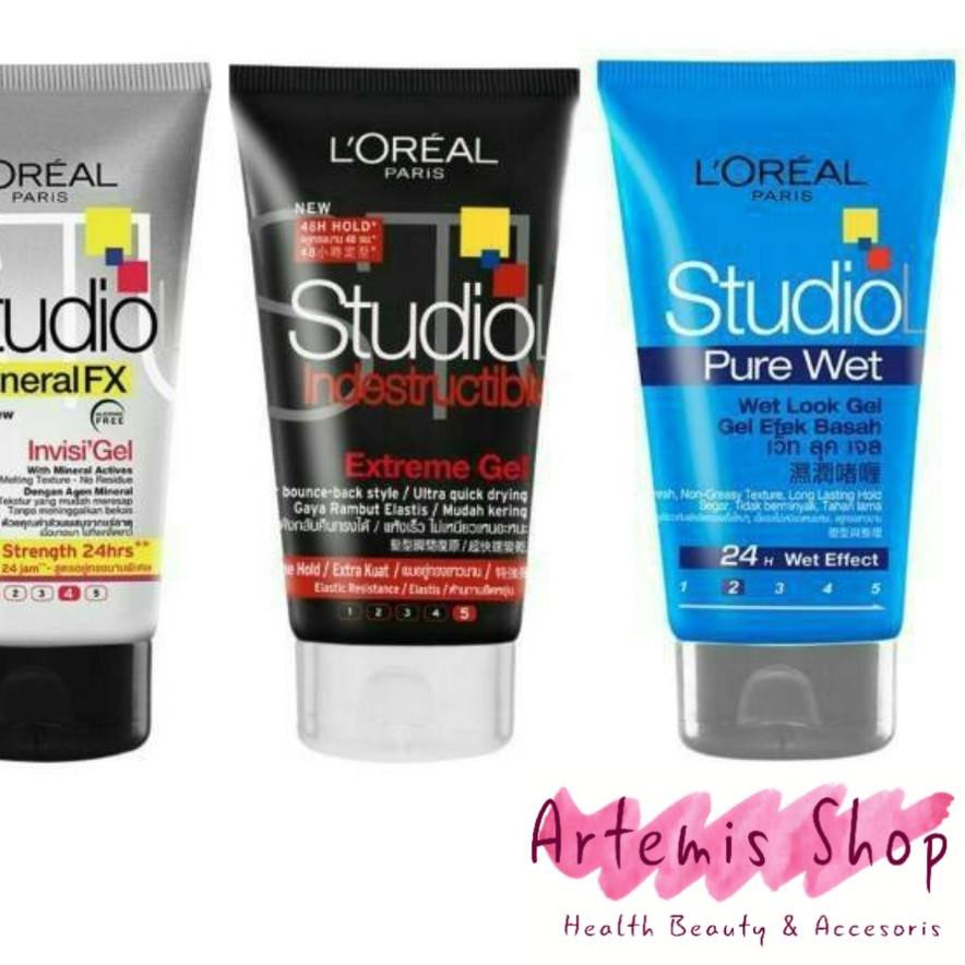 ➵ Loreal Paris Studio Indestructible Hair Gel / MineralFX / Purewet 150ml ™