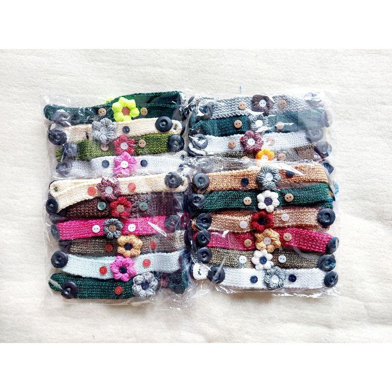 Konektor Masker Rajut / Konektor Masker Bunga / Konektor Masker Hijab / Konektor Masker Handmade