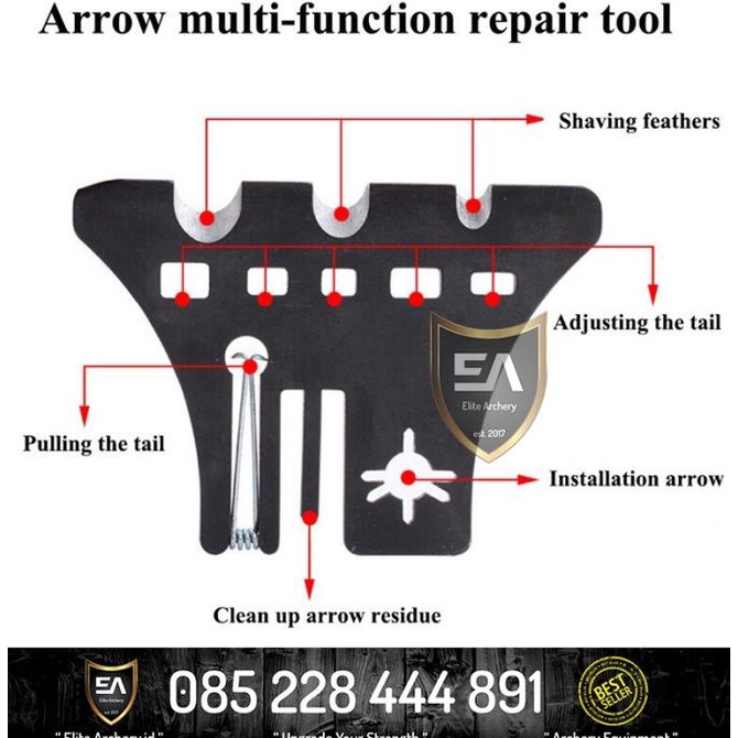 Alat Reparasi Repair Cleaner Tool Removing Nock Arrow Anak Panah Terlaris