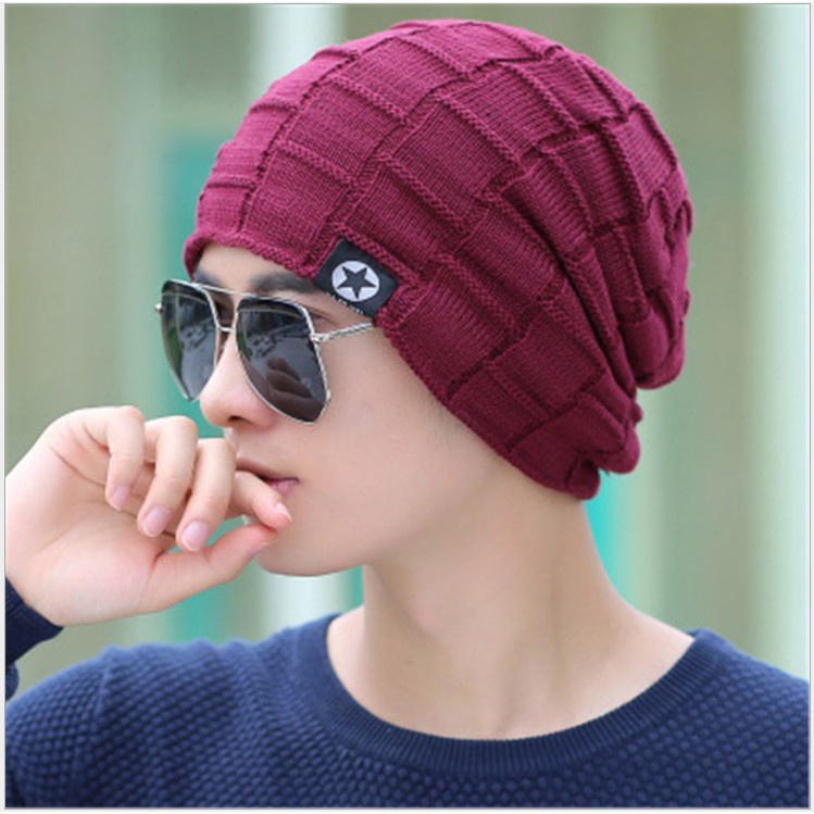 Topi Pria Tebal - Topi Pria Distro - Topi Kupluk Rajut Beani Hat Kupluk Beanie Pria Wanita Unisex K9