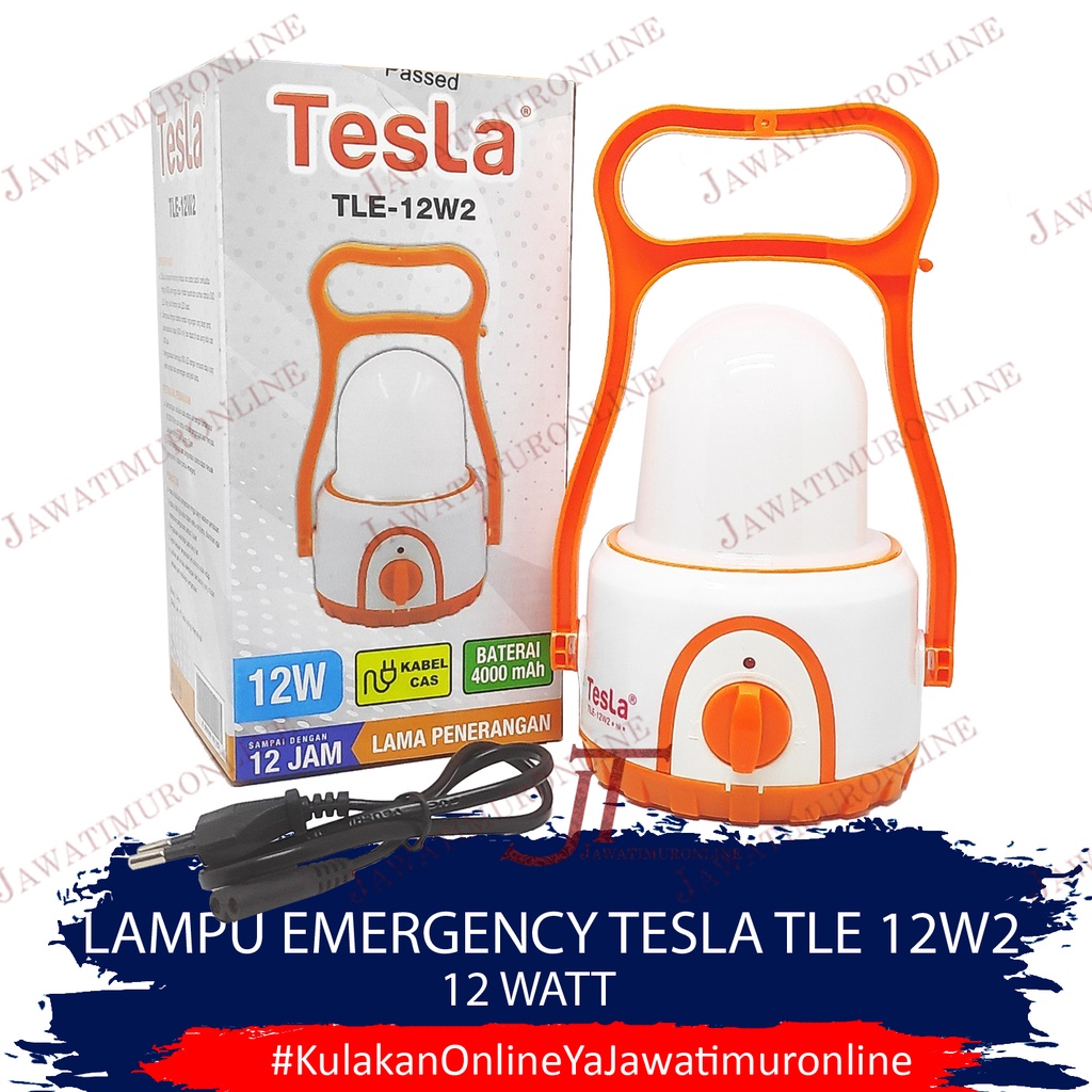 Lampu Emergency 12 Watt - Lampu Darurat TESLA 12 Watt