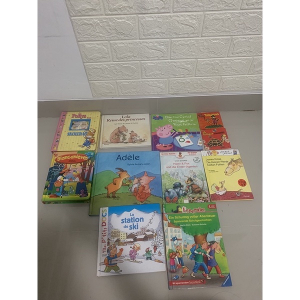 Preloved Buku Anak Bahasa Jerman Prancis