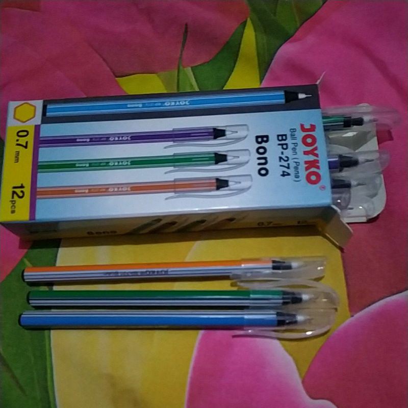 

ECER BALL PEN JOYKO WARNA WARNI TINTA HITAM