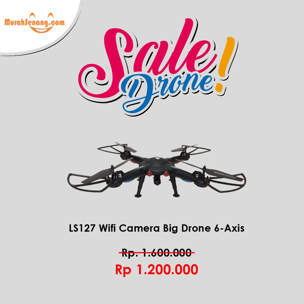 LS127 WIFI CAMERA BIG DRONE 6-AXIS