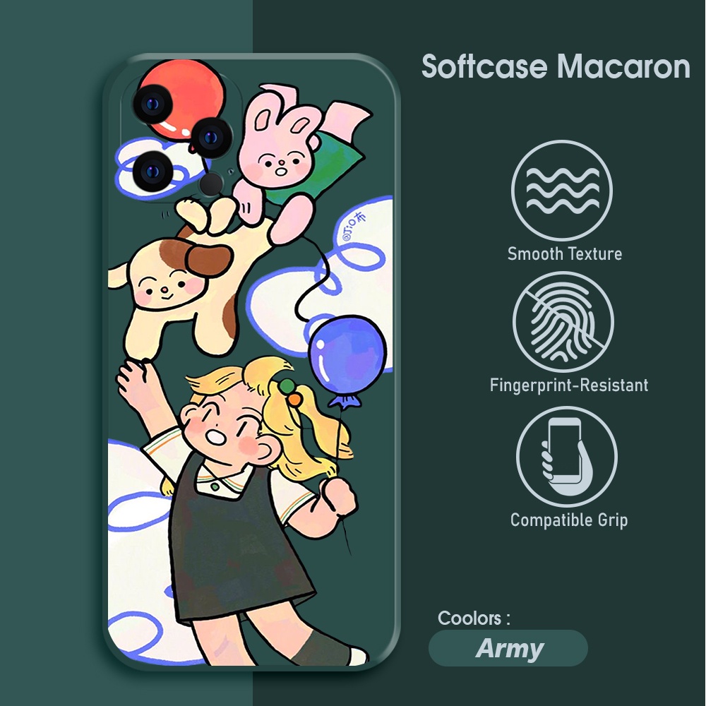 Softcase Macaron Camera Protection For SAMSUNG A01 / A01 CORE / J4 PLUS / J7 PRIME / A20 A30 Case Ka