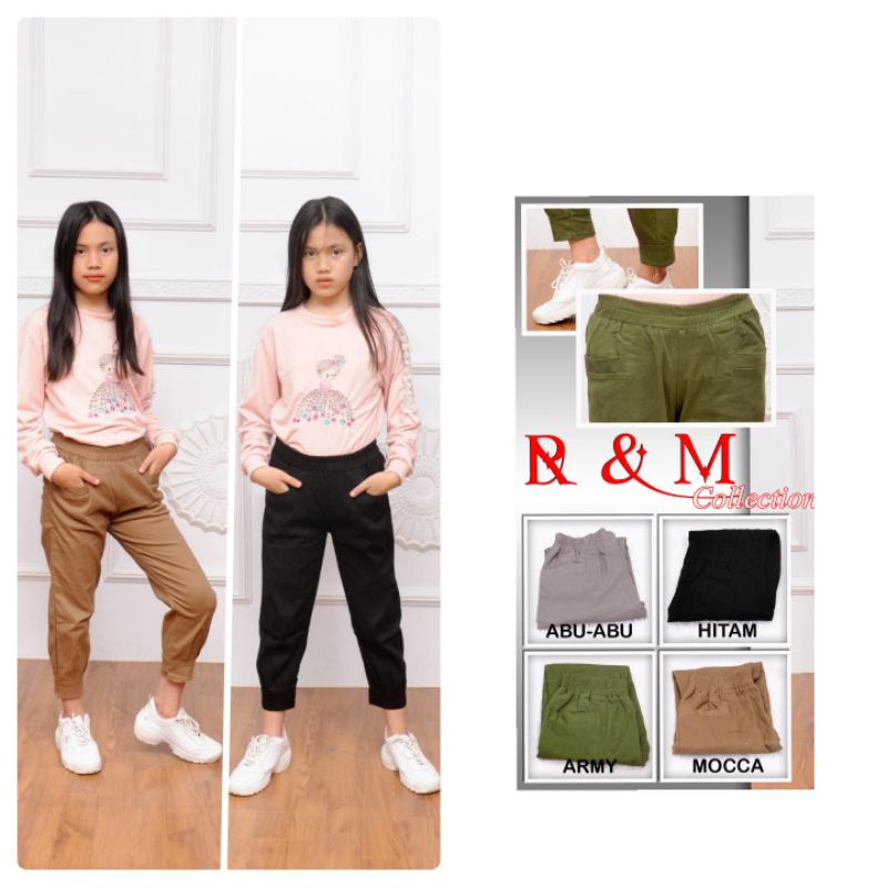 Hinata pants/celana anak tanggun/umur 9-14 tahun/celana catton tuwill strict/ celana kasual wanita