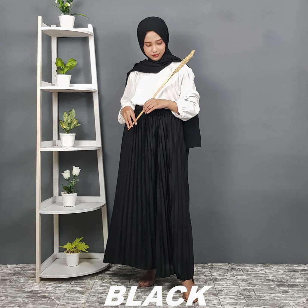 Rok Plisket Mayung Premium