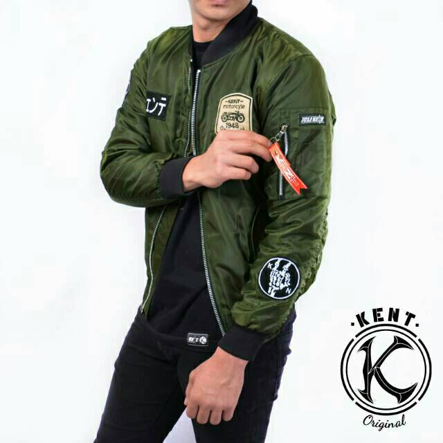 Kent Jaket Bomber KENT RIDER GREEN