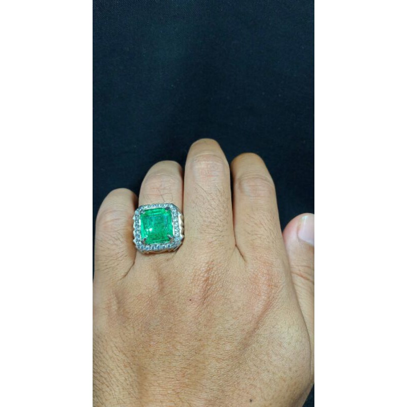 zamrud Colombia asli chatam siap pakai...