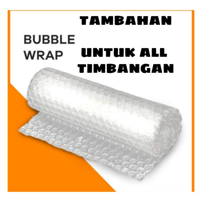 bubble wrap tambahan untuk timbangan