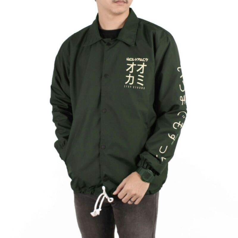 Jaket Coach Wolv Model Japan Jaket Pelatih