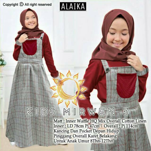 Dress remaja Adiba teen by shofiya