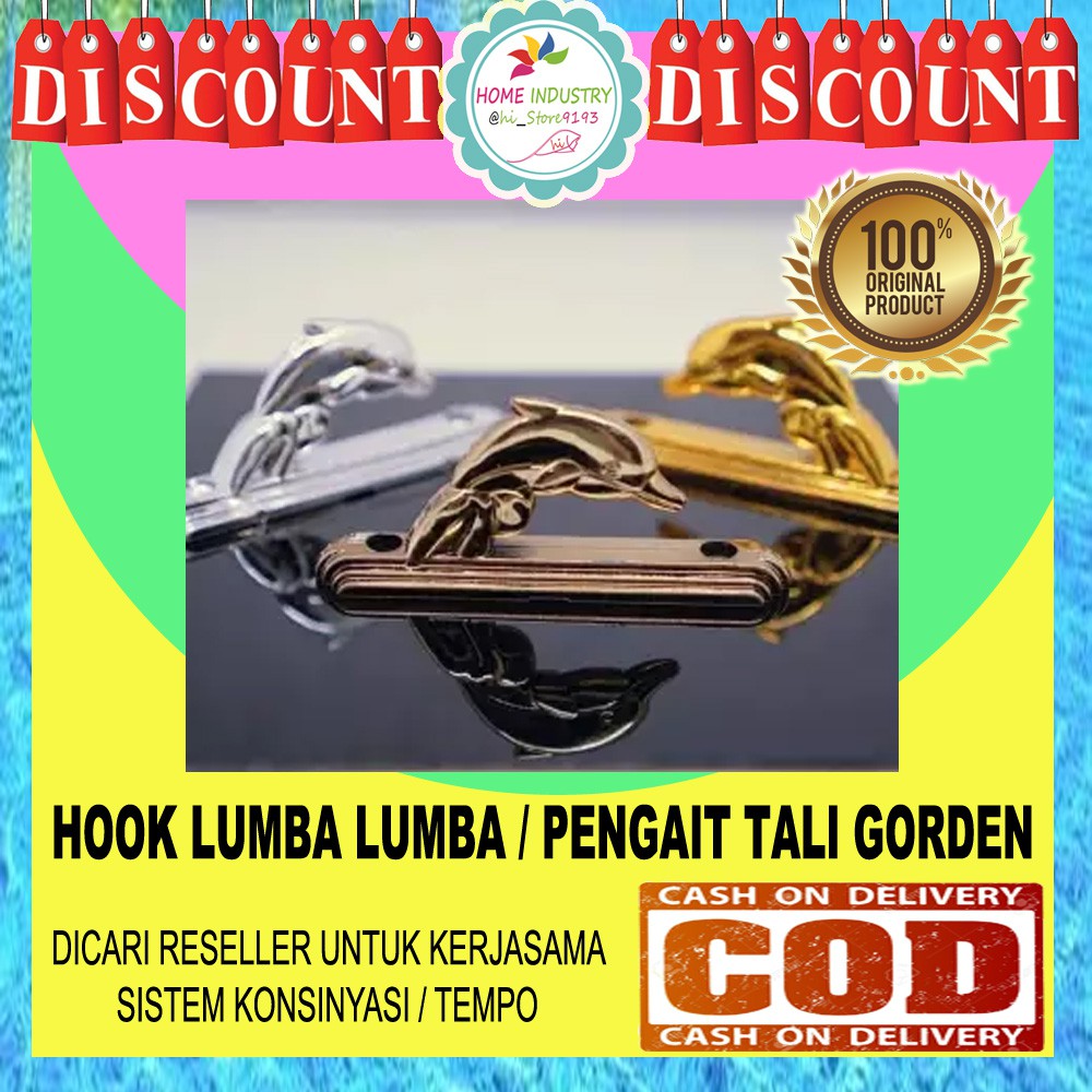 Hook Lumba Lumba Untuk Pengait Tali Gorden