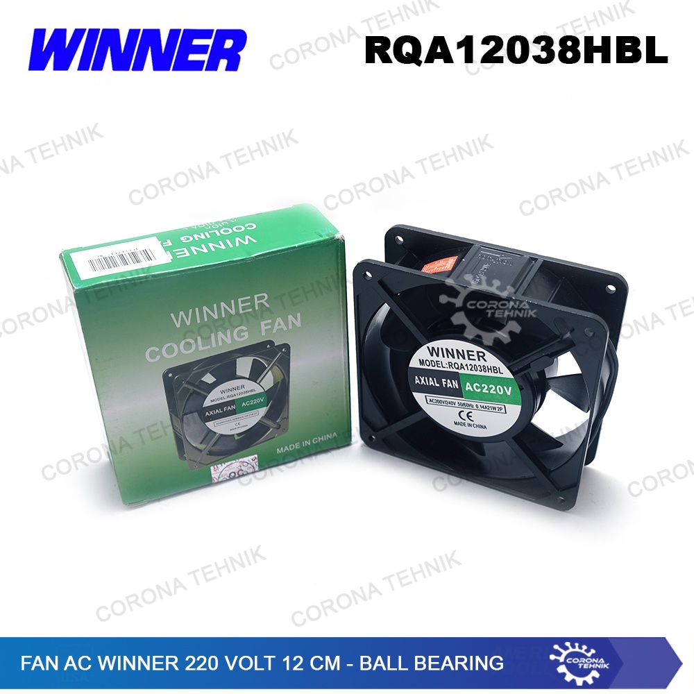 Fan AC Winner 220 Volt 12 cm - Ball Bearing