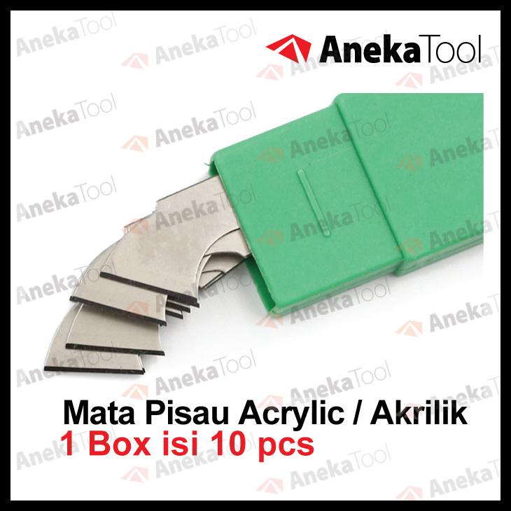 

Isi Cutter Mata Pisau Akrilik / Spare Blades Isi 10 Blades Kode 109