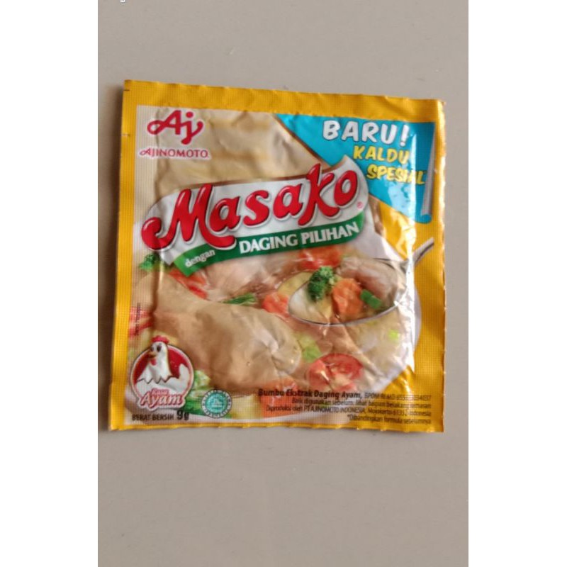 

MASAKO RASA AYAM kemasan 9gr harga ecer per pcs