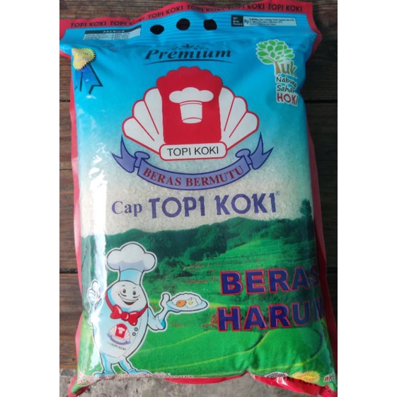 Beras Topi Koki BERAS HARUM  5kg