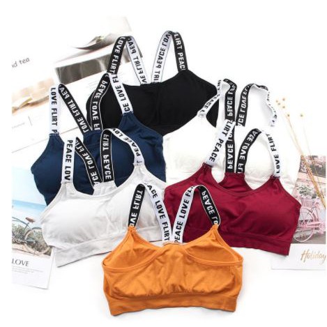 DODORY Sport Bra Bra Wanita Tanpa Kawat Pakaian Dalam Wanita Bra Yoga Bra Olahraga High Quality