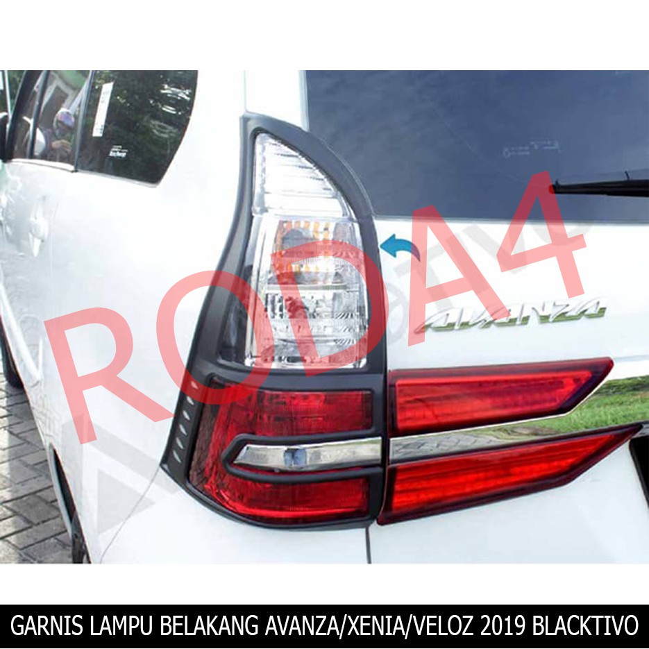 Garnish Lis Lampu Belakang Avanza Veloz Great Xenia 2019 Blacktivo