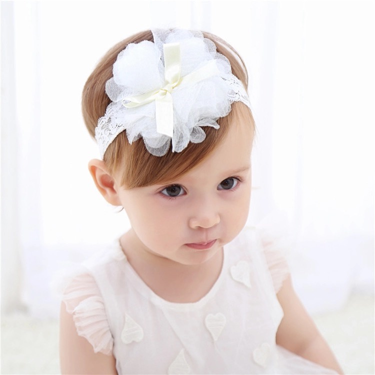 Bandana Baby Korea Style / Aksesoris Rambut Bayi Anak Perempuan Karet Foem Lembut Lucu Pita Bando Mainan Murah