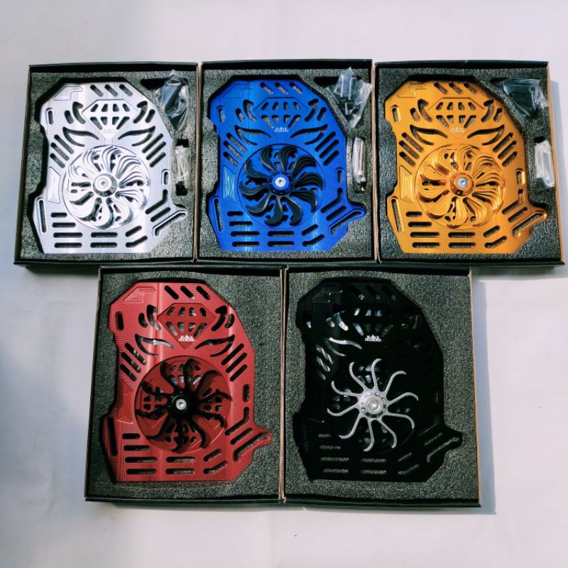 Cover Radiator black Diamond Nmax 2020 Cover Radiator black Diamond Nmax old