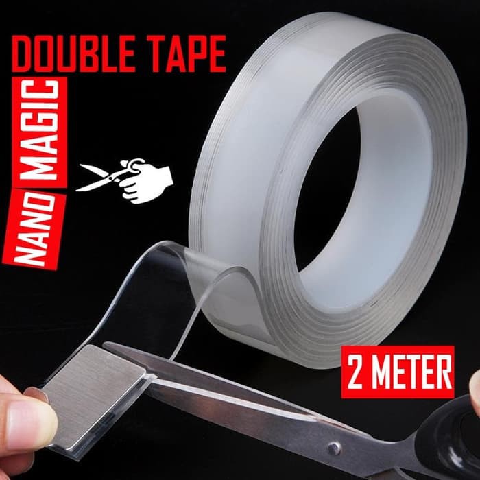 

Nano Magic Double Tape Perekat Ajaib Serbaguna - panjang 2 Meter