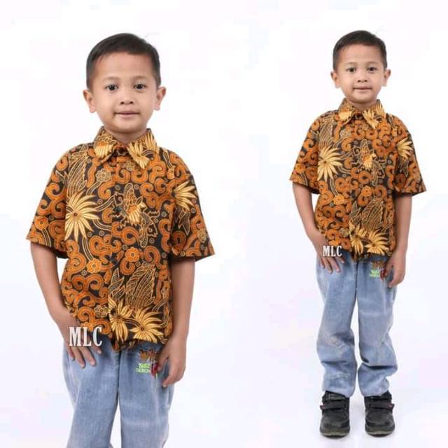 SERAGAM BATIK/SERAGAM SEKOLAH/KEMEJA BATIK ANAK, HEM ANAK, BAJU BATIK COWOK GROSIR ECER | Shopee ...