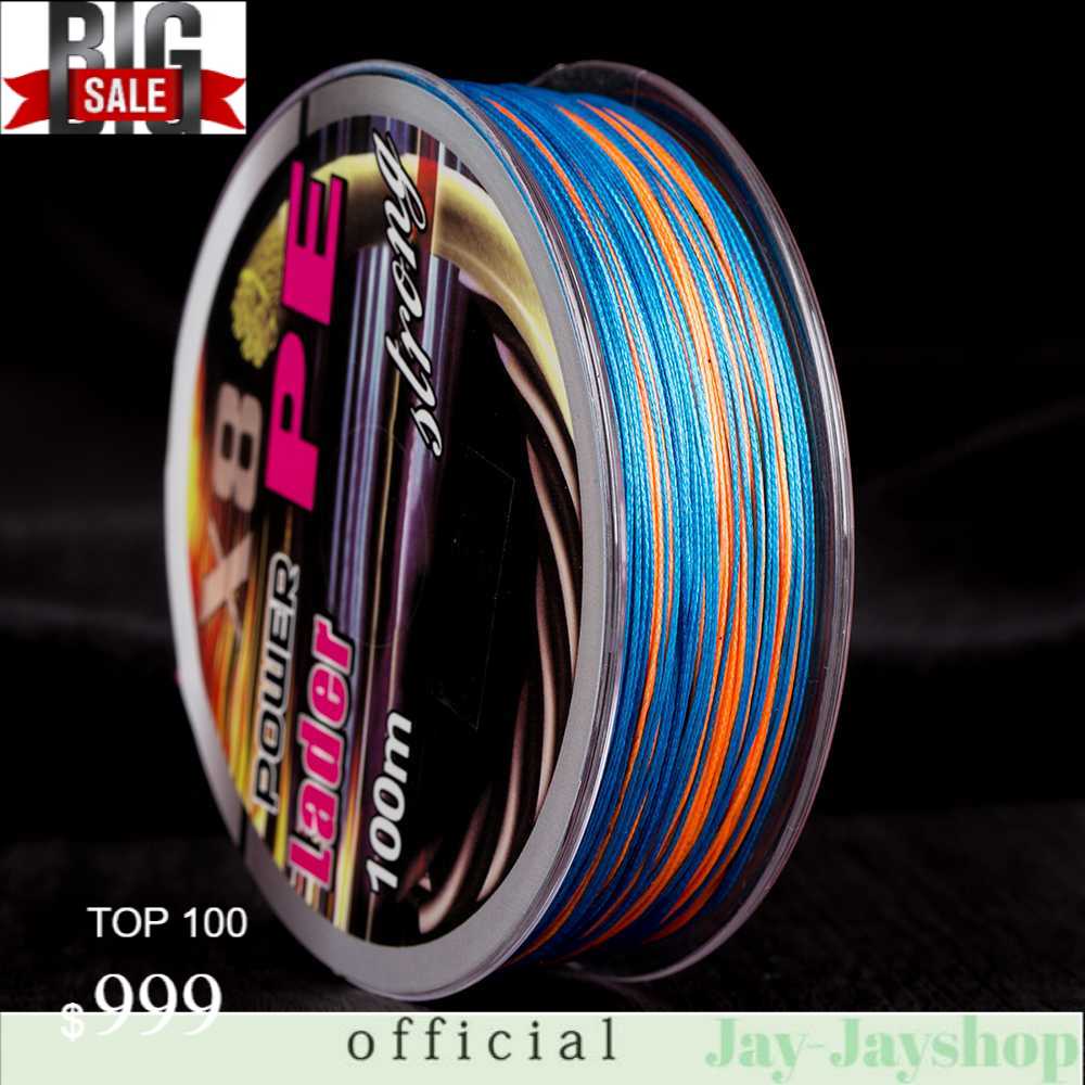 Zero Senar Benang Tali Pancing Super PE 8 Braid Line 100 Meter - X8