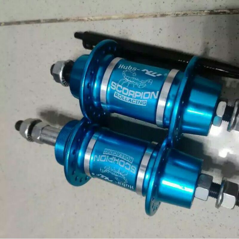 hub freehub bearing 36 hole scorpion-Biru