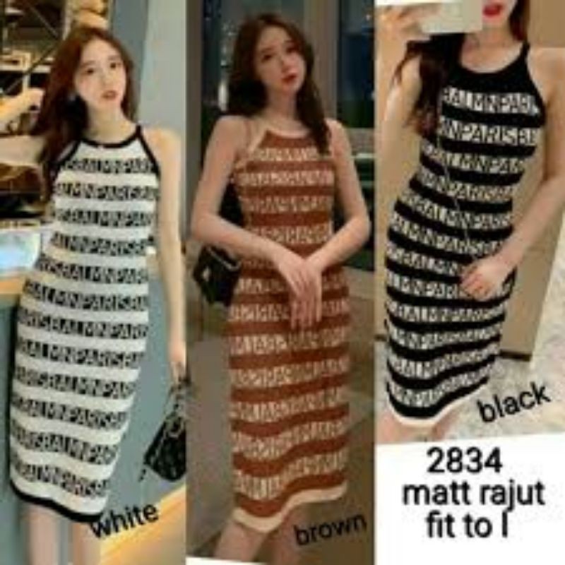 Milano Dres Rajut Seksi  Kualitas Premium Import