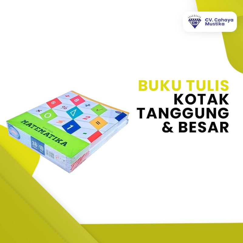 

Alat Tulis Sekolah/Alat Tulis Anak/ATK Kuliah/ATK Sekolah Buku Tulis Kotak Tanggung Besar Malang