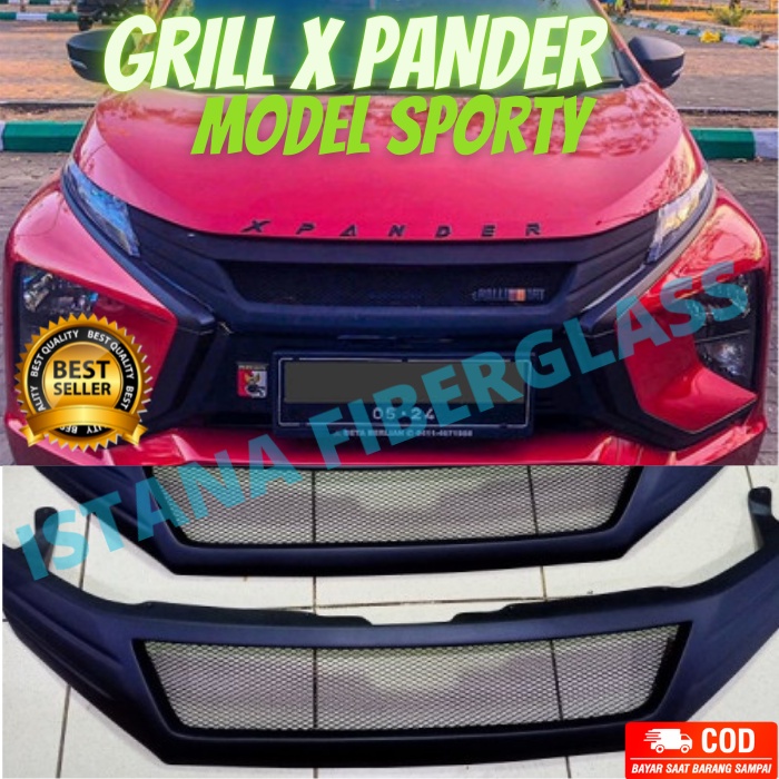 Grill Xpander Model jaring Sporty mobil Xpander Custom Sporty