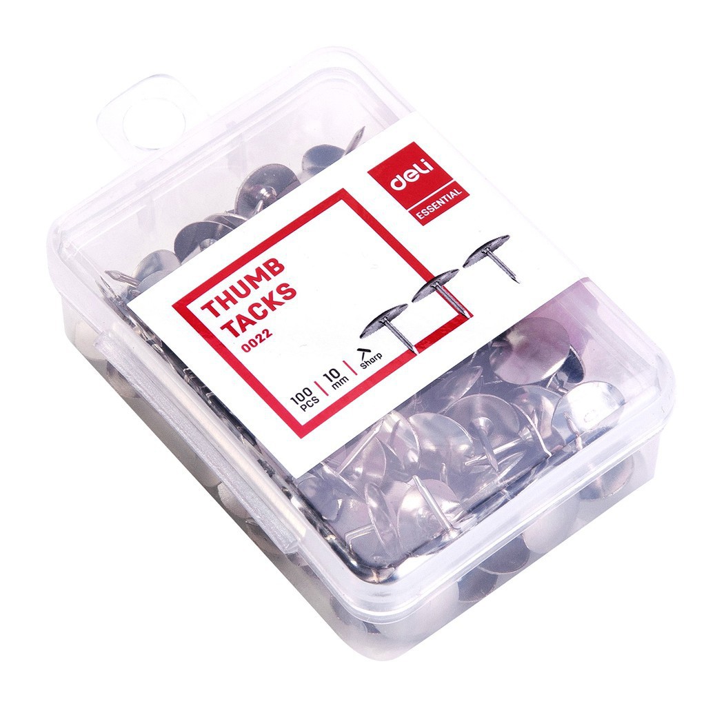 

GRAMEDIA SURABAYA - DELI THUMB TACK E0022 - 206667551