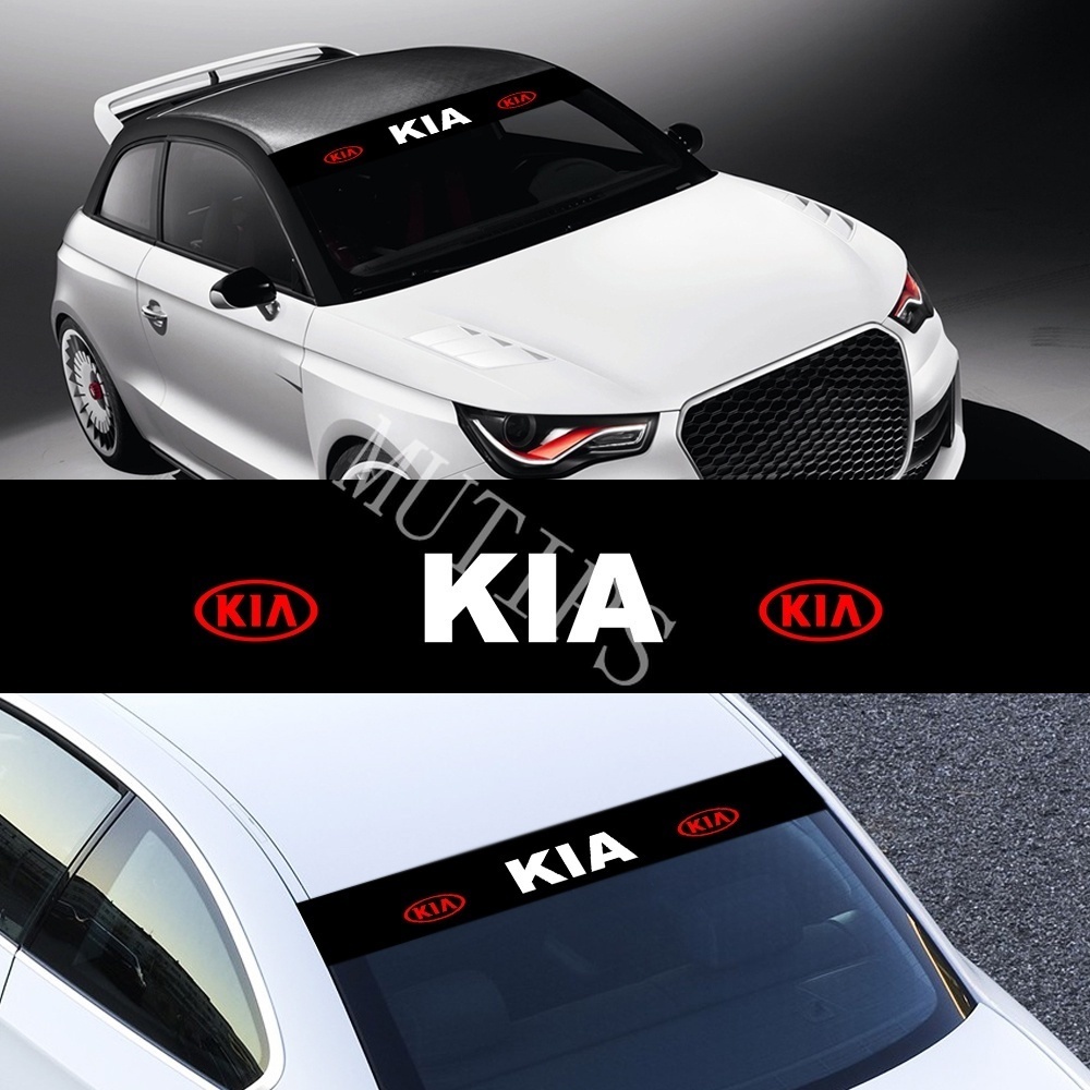 Stiker Kaca Depan Dan Belakang Mobil Bahan PVC Tahan Air Untuk K5 K3 Carnival Cerato Picanto Sorento Sportage Rio