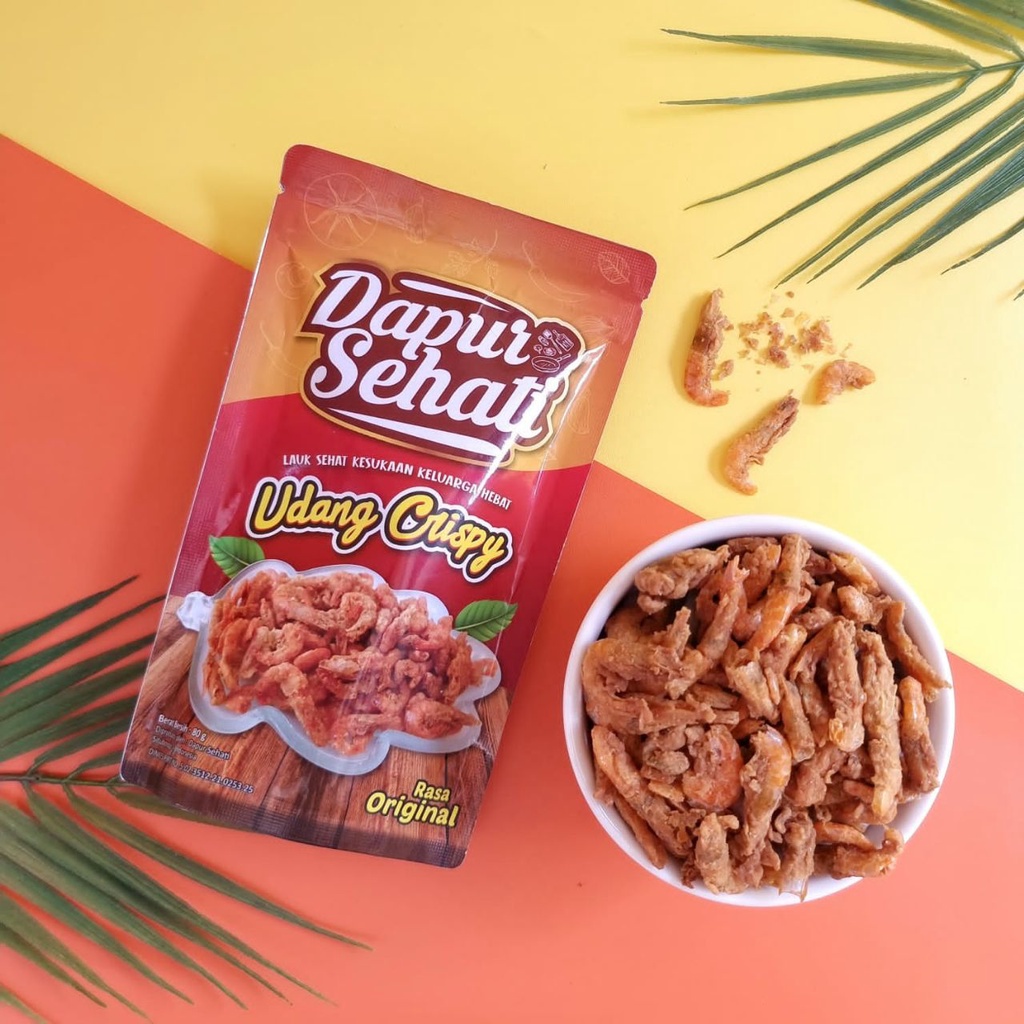 

Cemilan Lauk Udang Crispy Dapur Sehati 80gr