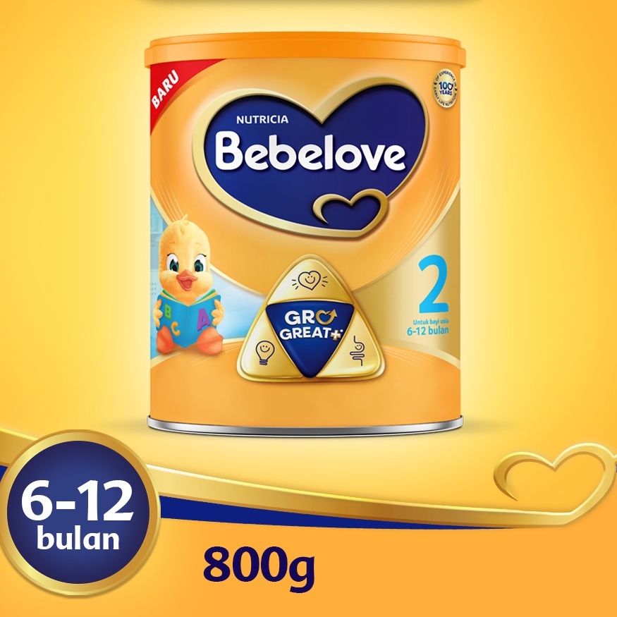 SUSU BEBELOVE 1 dan 2 BEBELAC 3 DAN 4 200 gr /400 gr