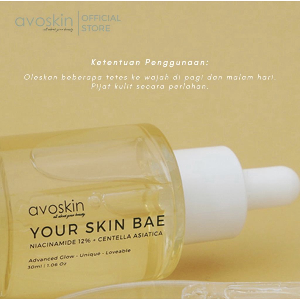 Avoskin Your Skin Bae Niacinamide 12% + Centella Asiatica Serum 30ml