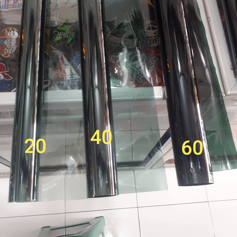 KACA FILM MOBIL KACA FILM GEDUNG RUMAH DAN KANTOR KACA FILM HIJAU BOTOL SUNPROTECT 150CM X 50CM