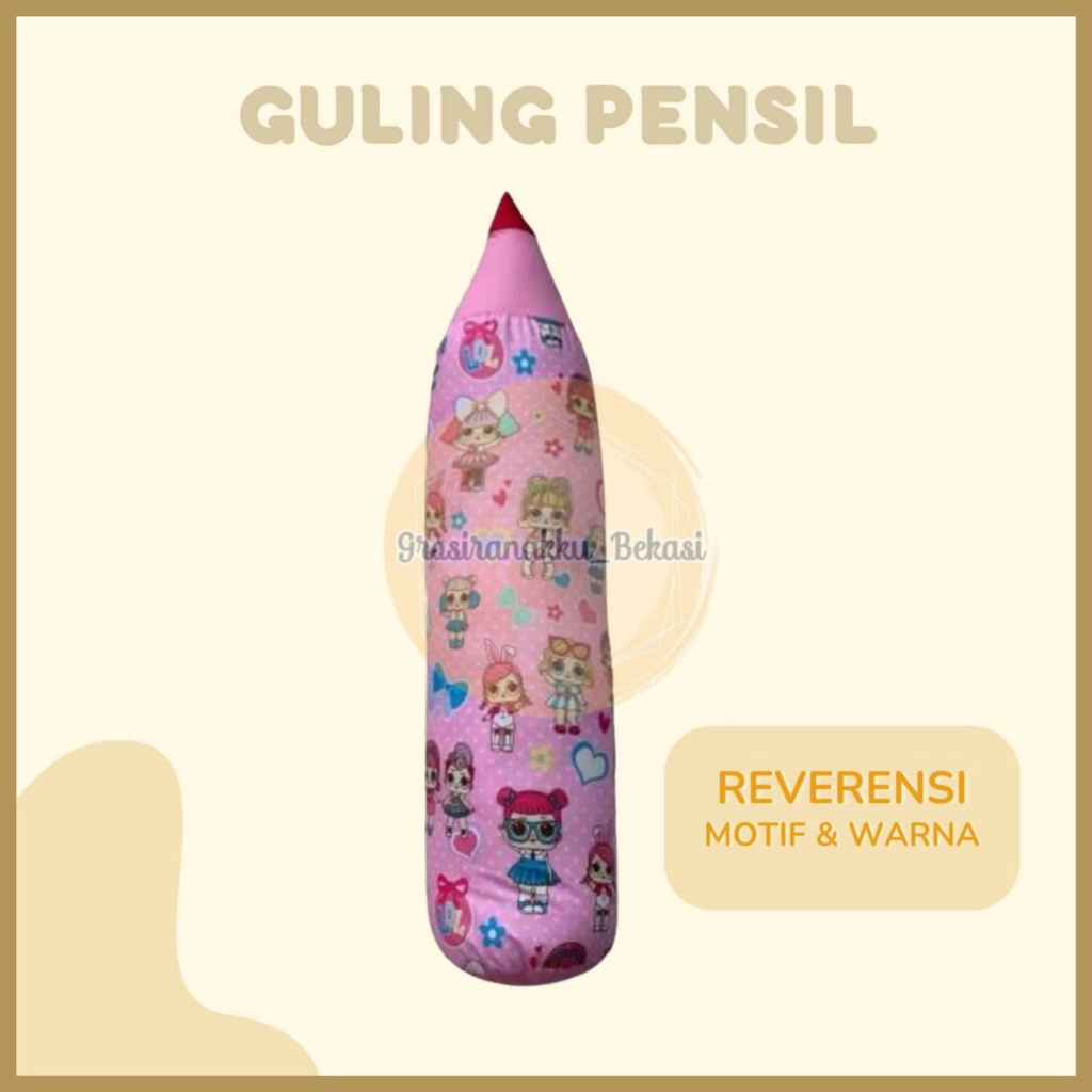 Guling Pensil Termurah Motif Girls